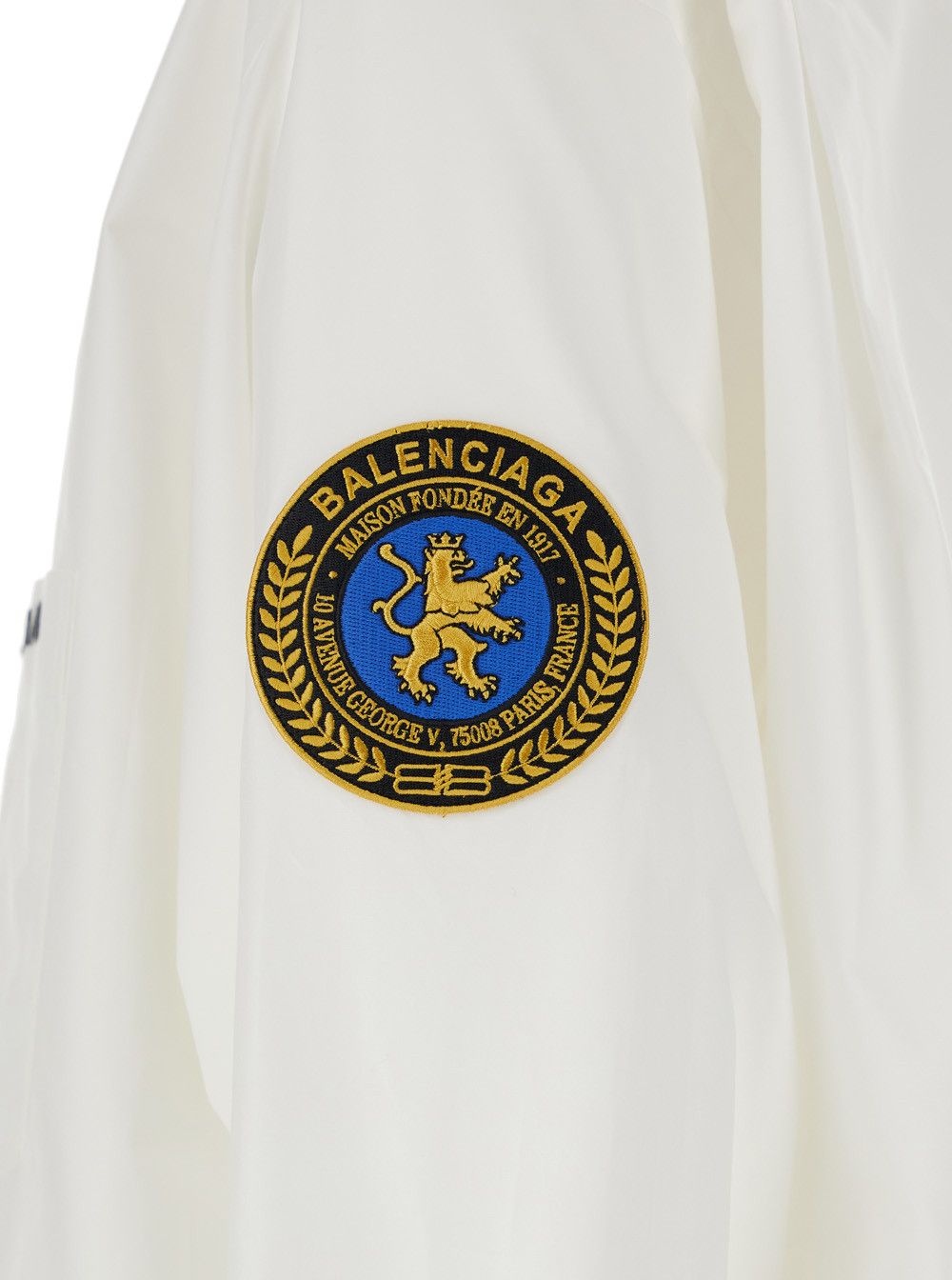 Balenciaga Cream Casual Button Down Shirt